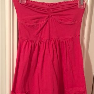 Abercrombie & Fitch Pink Strapless Dress